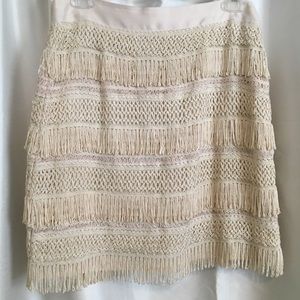 Boutique brand fringe skirt